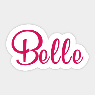 Belle Sticker